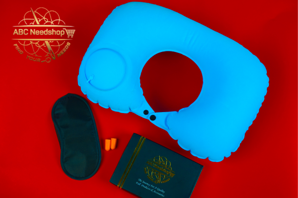U-Shape Travel Pillow Sky Blue Color